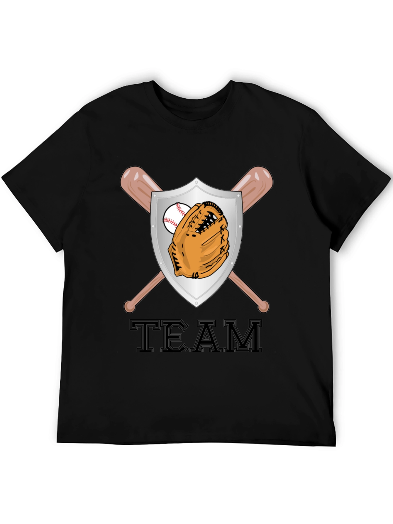 Baseball Team Shield Graphic Tee