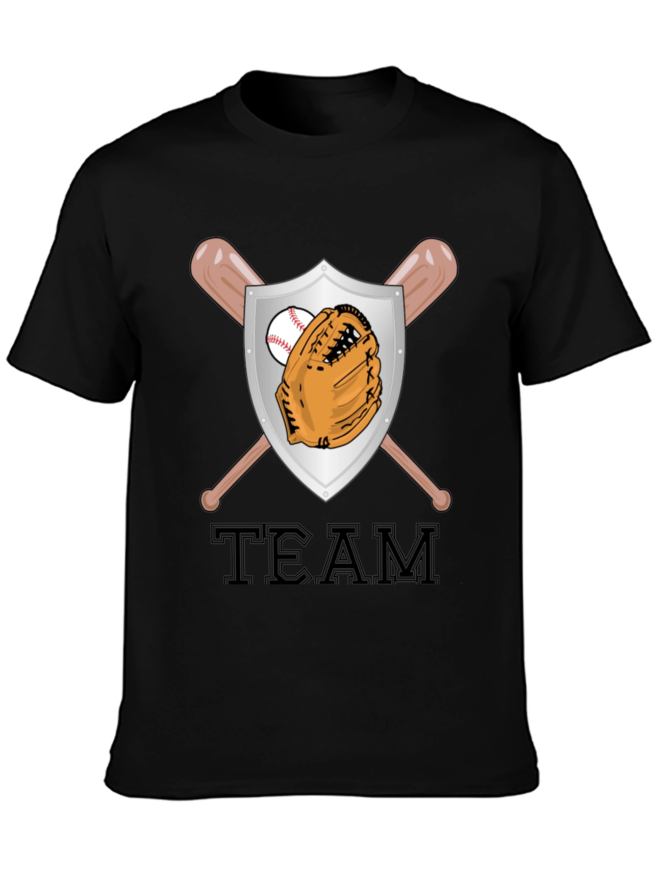 Baseball Team Shield Graphic Tee