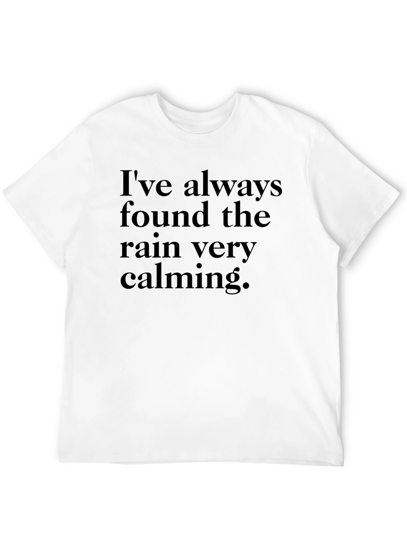Calming Rain T-Shirt - Soft Cotton Tee