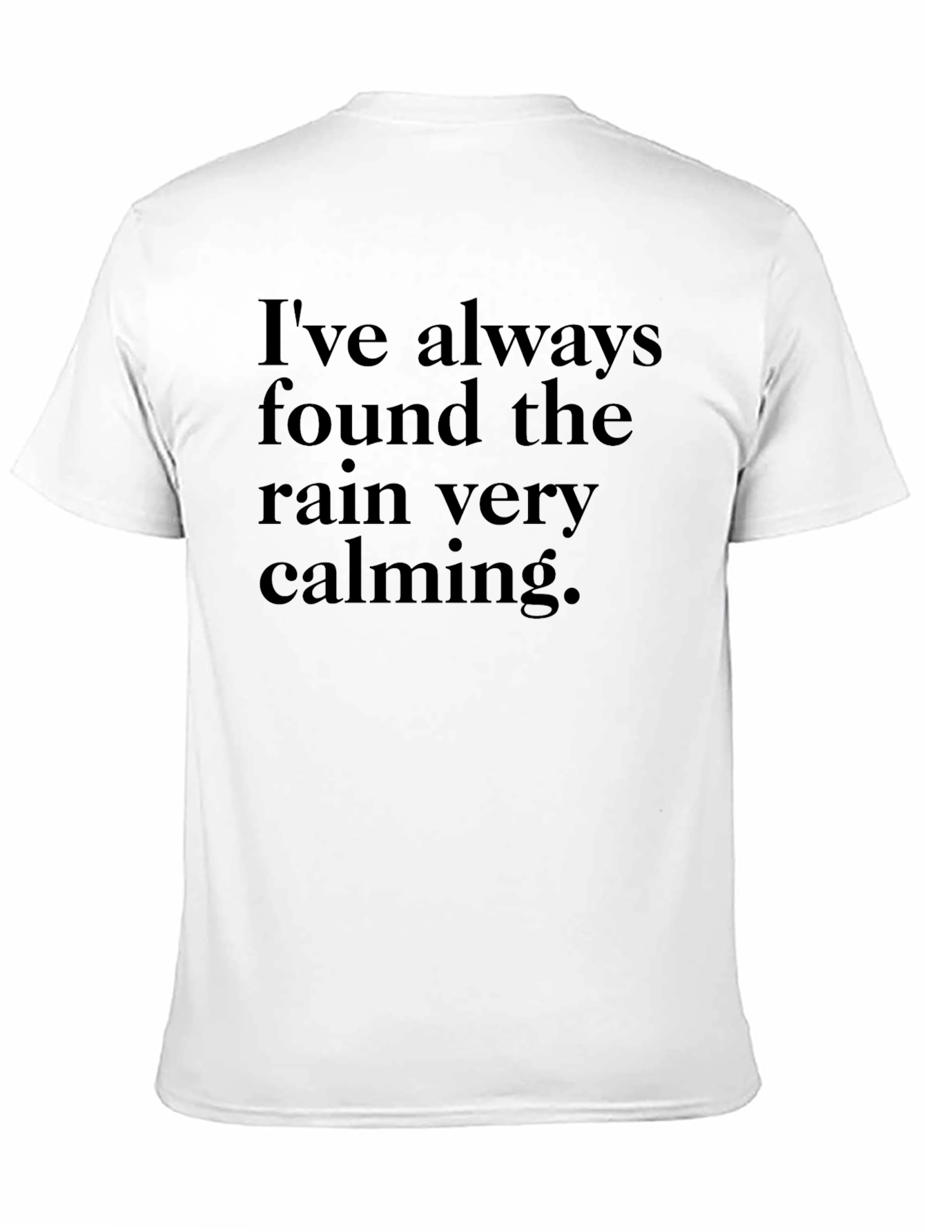 Calming Rain T-Shirt - Soft Cotton Tee