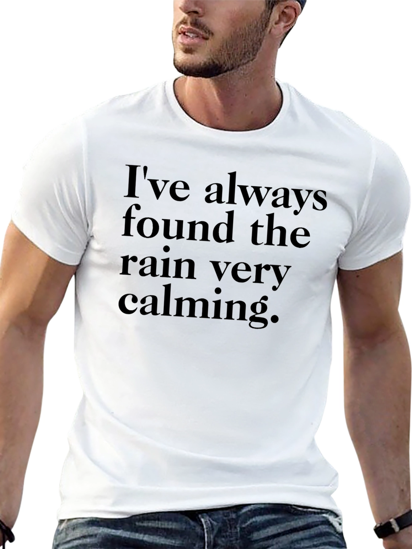 Calming Rain T-Shirt - Soft Cotton Tee