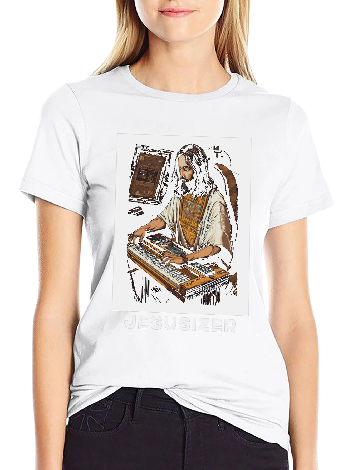 Jesusizer Black T-Shirt - Unique Design