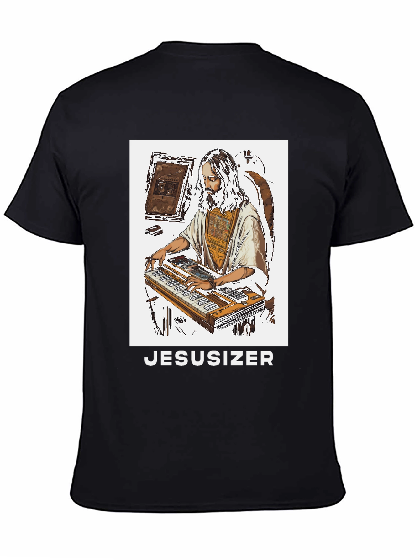 Jesusizer Black T-Shirt - Unique Design