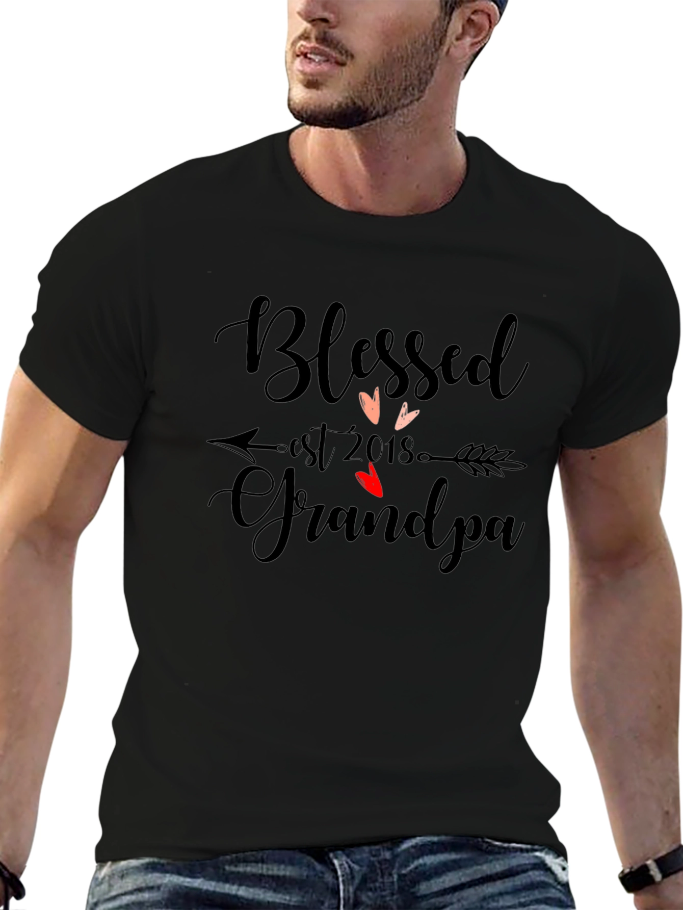 Blessed Grandpa Est. 2018 T-Shirt