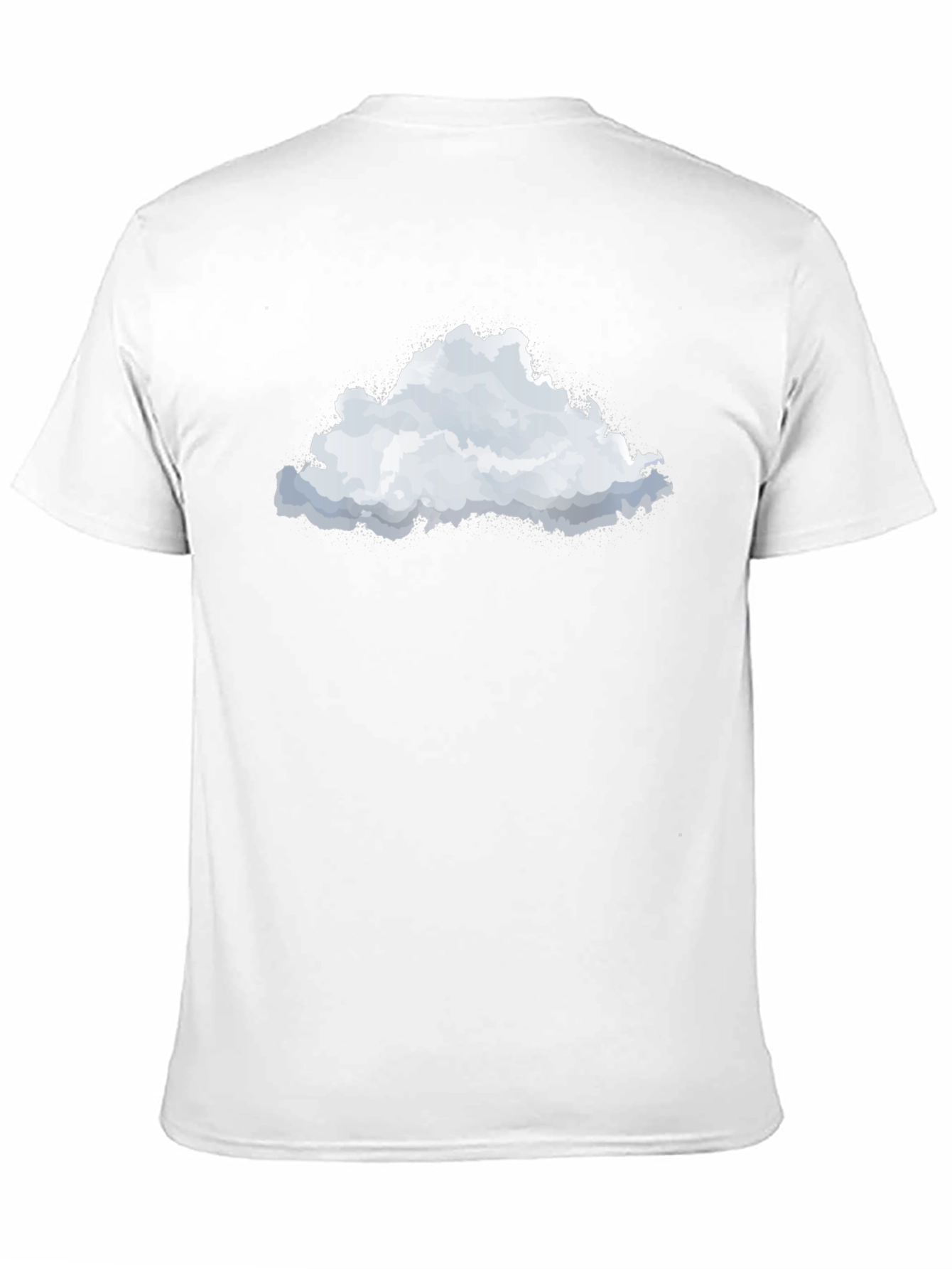 Cloud Graphic Black T-Shirt - Stylish Comfort