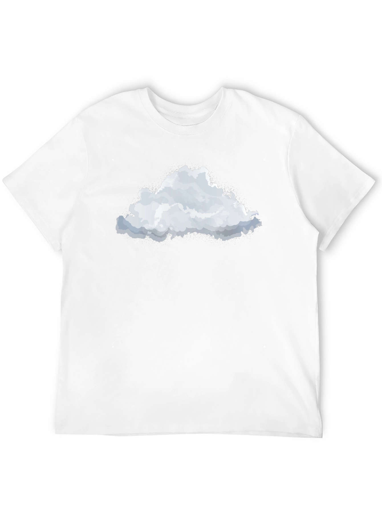 Cloud Graphic Black T-Shirt - Stylish Comfort