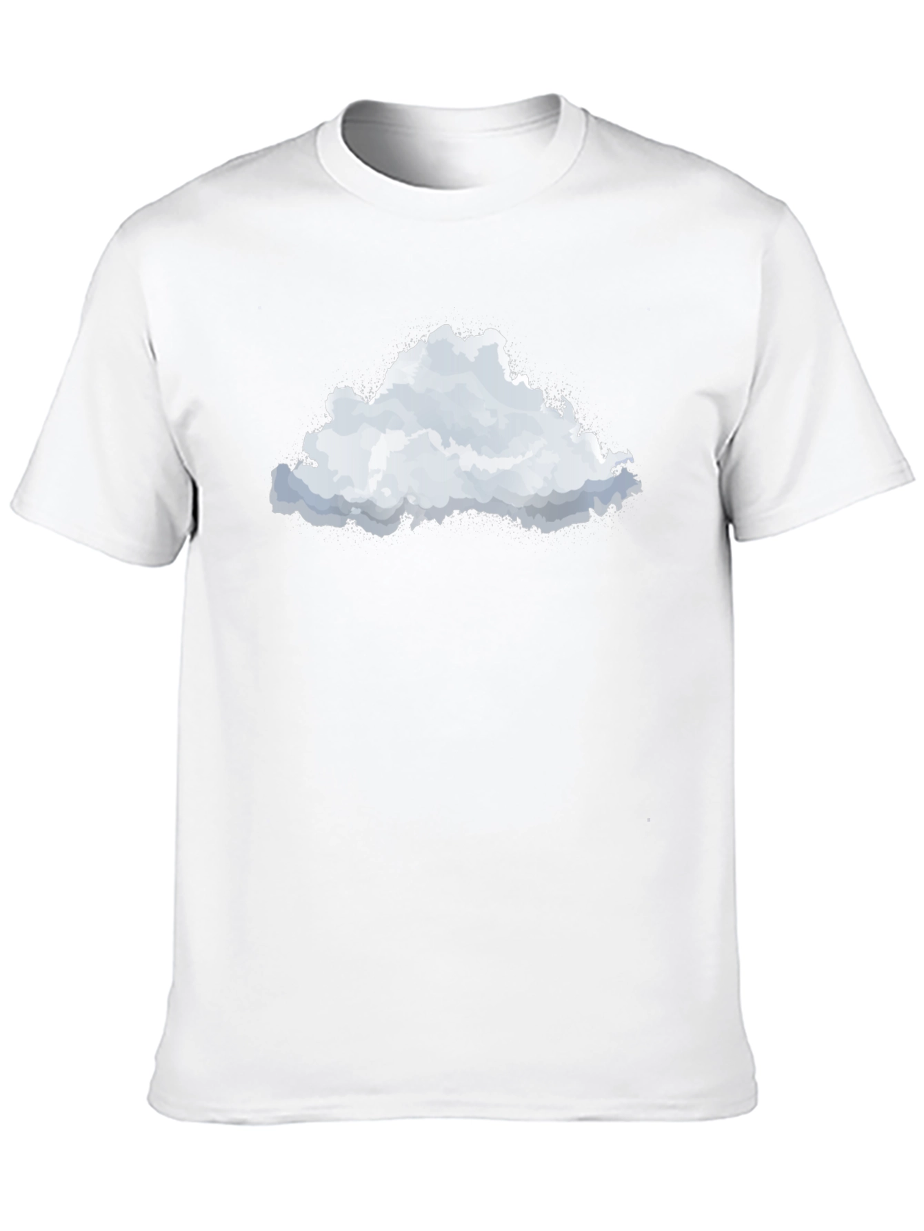 Cloud Graphic Black T-Shirt - Stylish Comfort