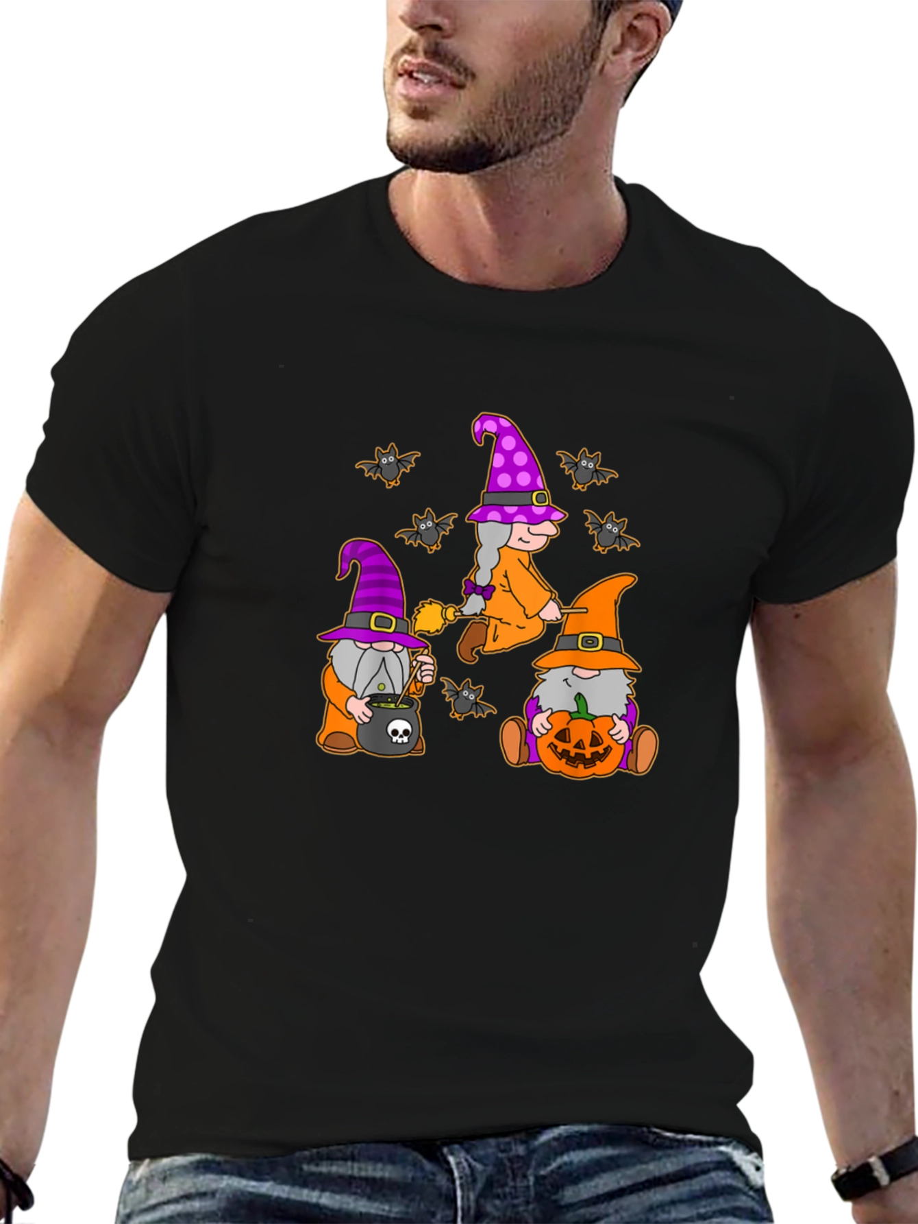 Halloween Gnome T-Shirt - Spooky Season Apparel