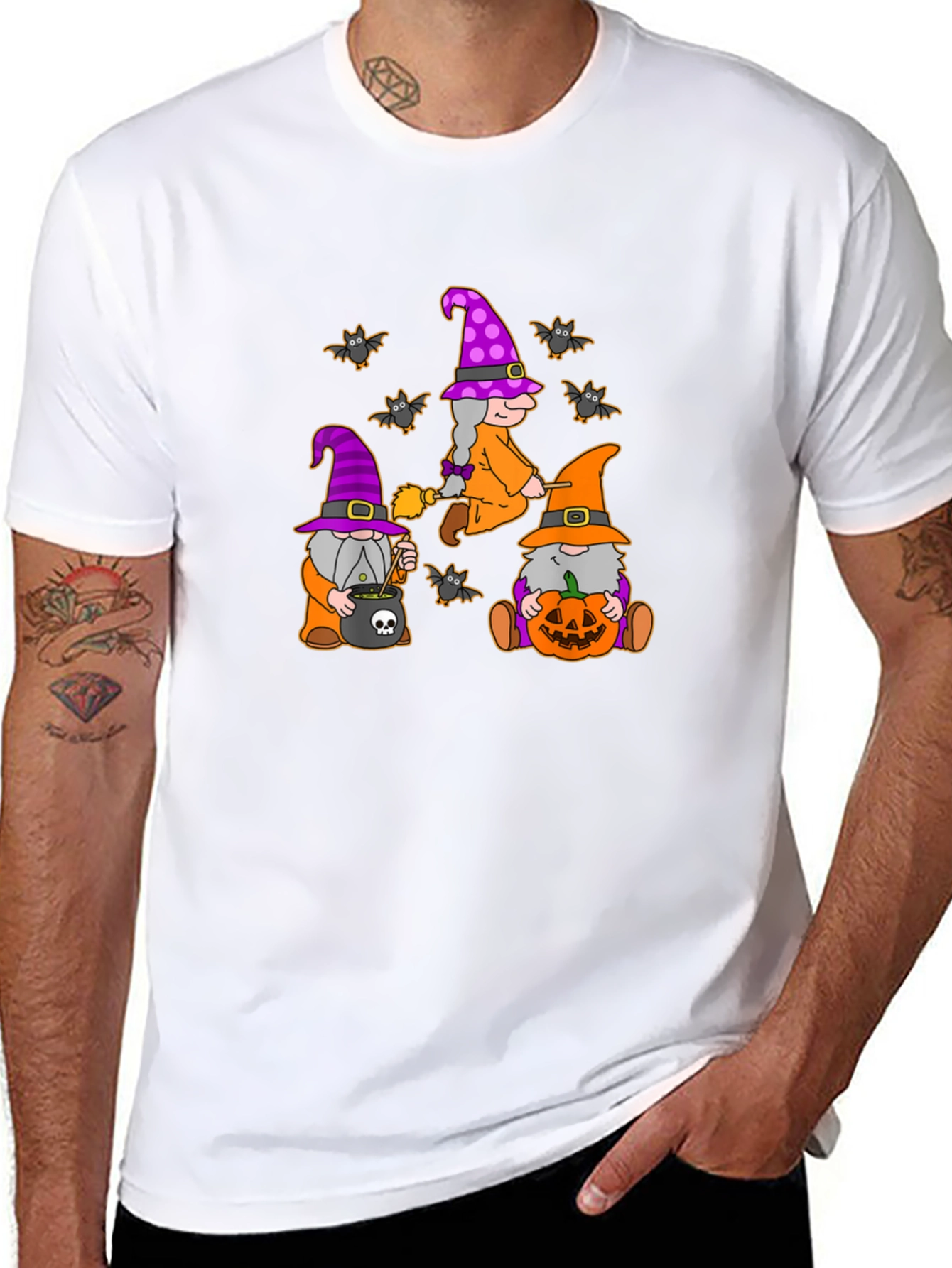 Halloween Gnome T-Shirt - Spooky Season Apparel