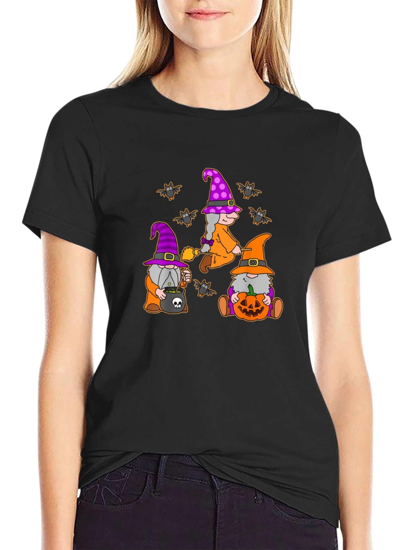 Halloween Gnome T-Shirt - Spooky Season Apparel