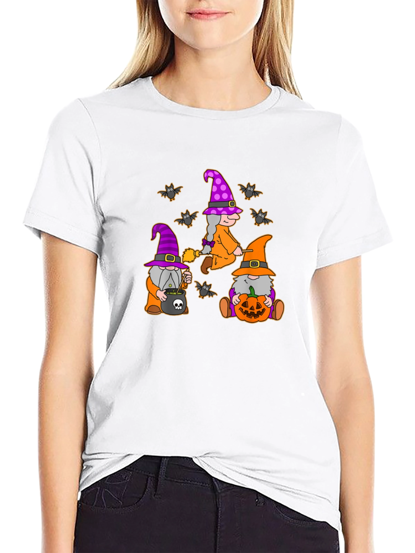 Halloween Gnome T-Shirt - Spooky Season Apparel