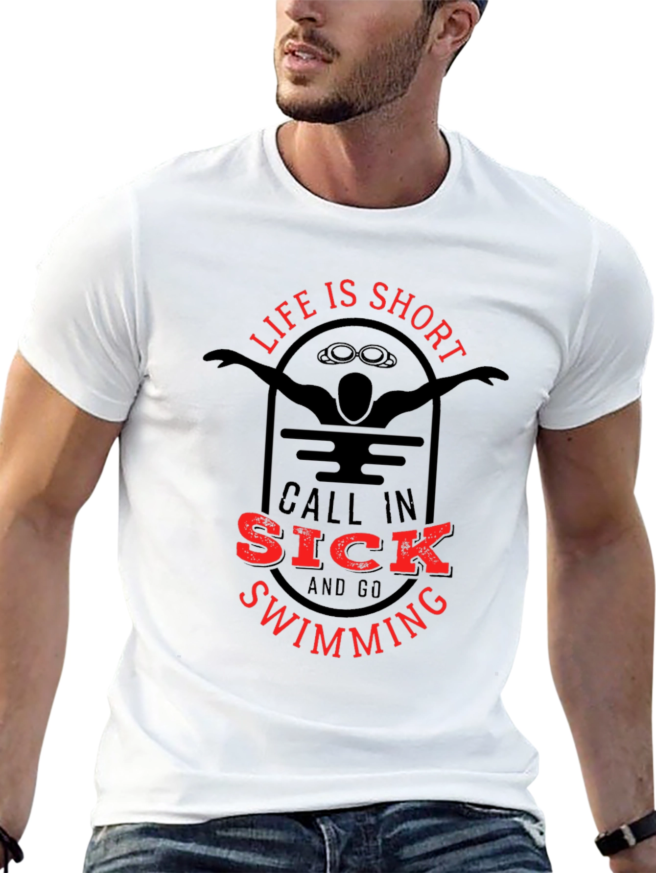 Life is Short Go Swimming T-Shirt
