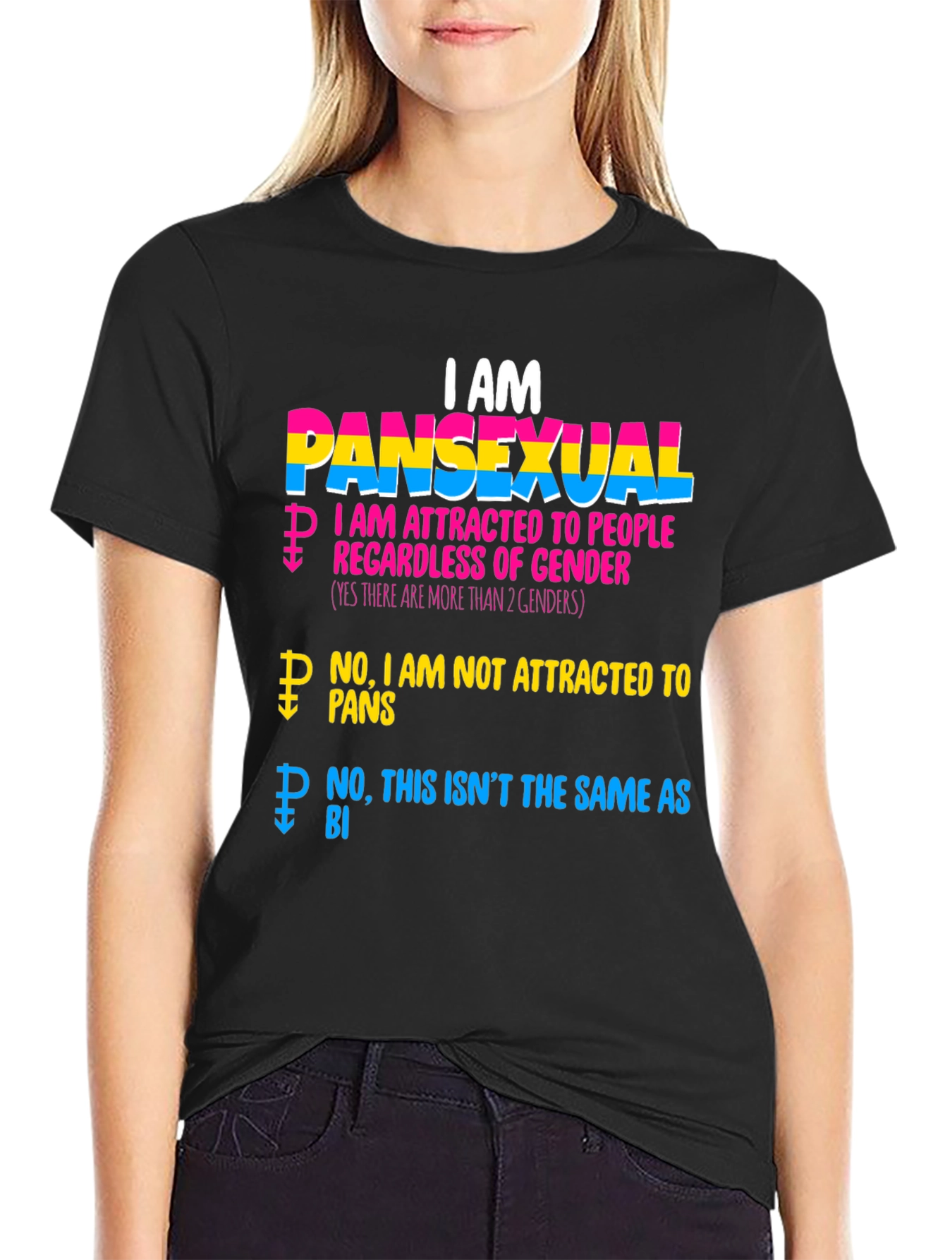 I AM Pansexual Pride T-Shirt Gender Inclusive