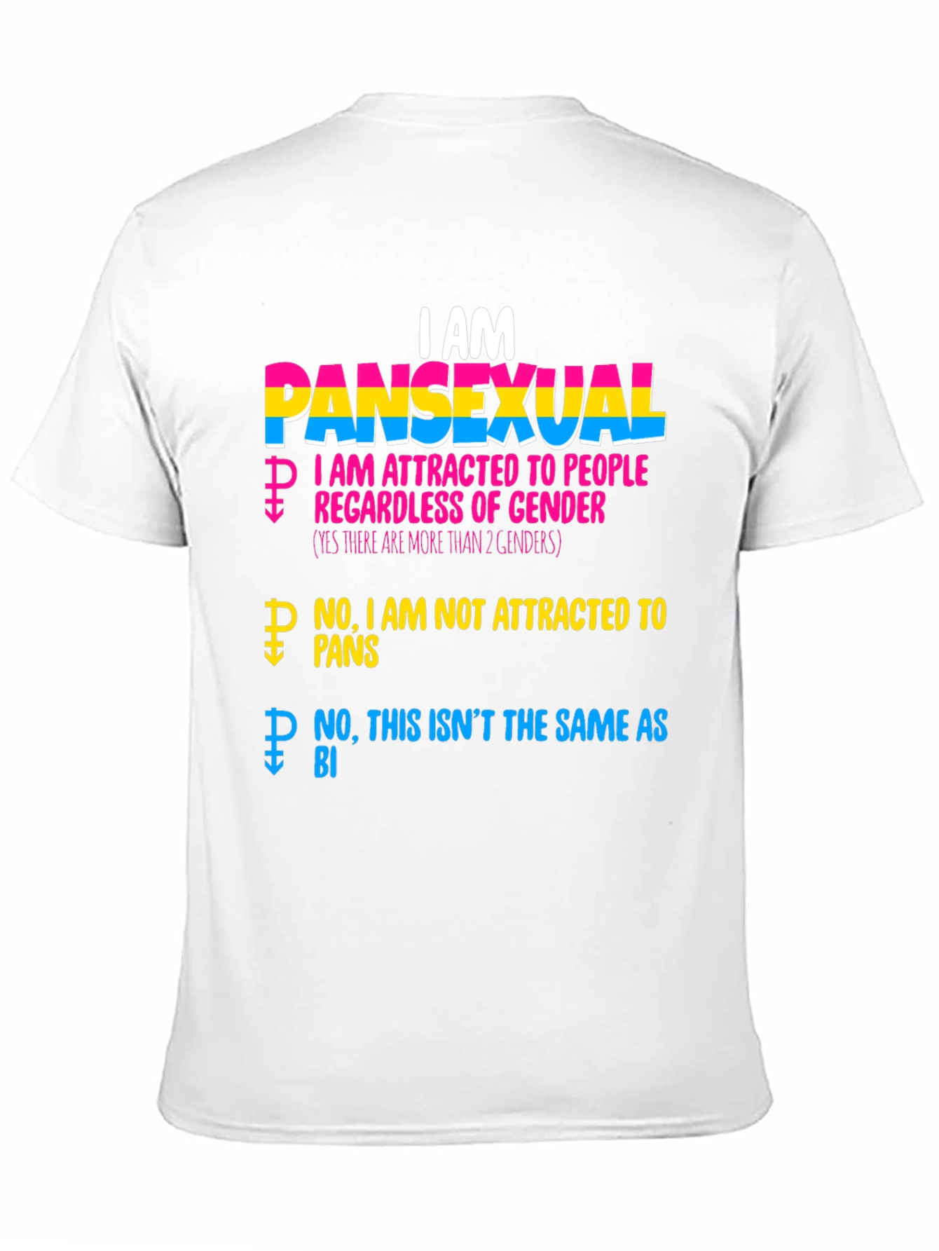 I AM Pansexual Pride T-Shirt Gender Inclusive
