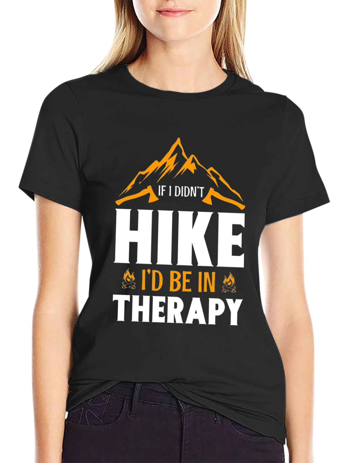 Hiking Therapy T-Shirt - Outdoor Adventure Tee