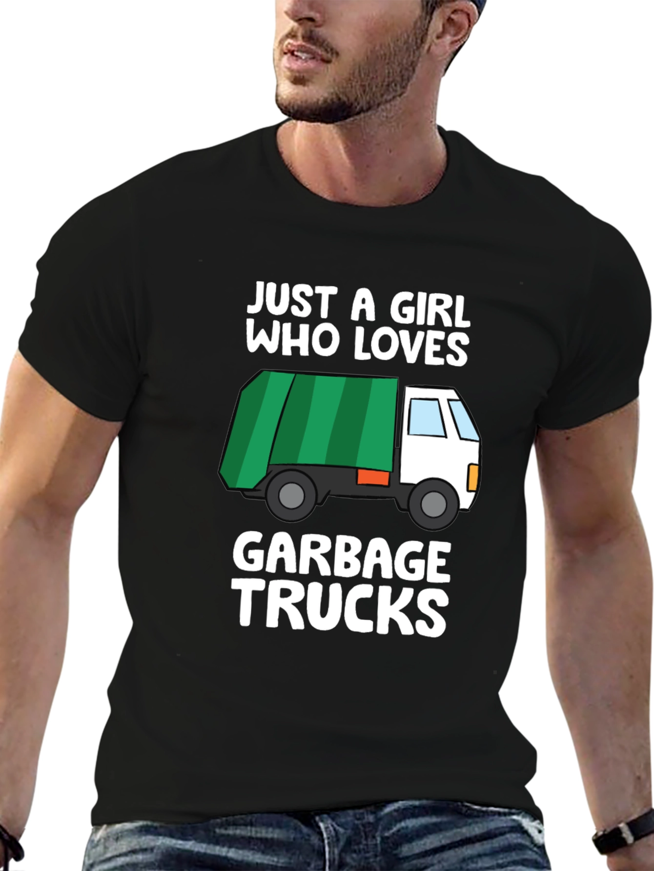 Garbage Truck Lover T-Shirt - Just a Girl