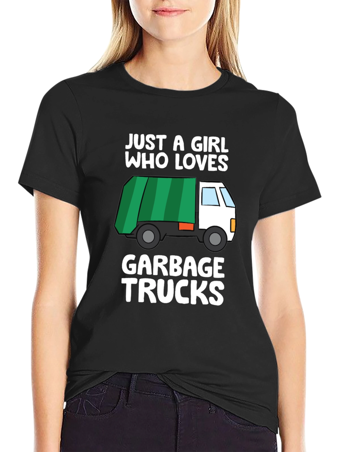 Garbage Truck Lover T-Shirt - Just a Girl