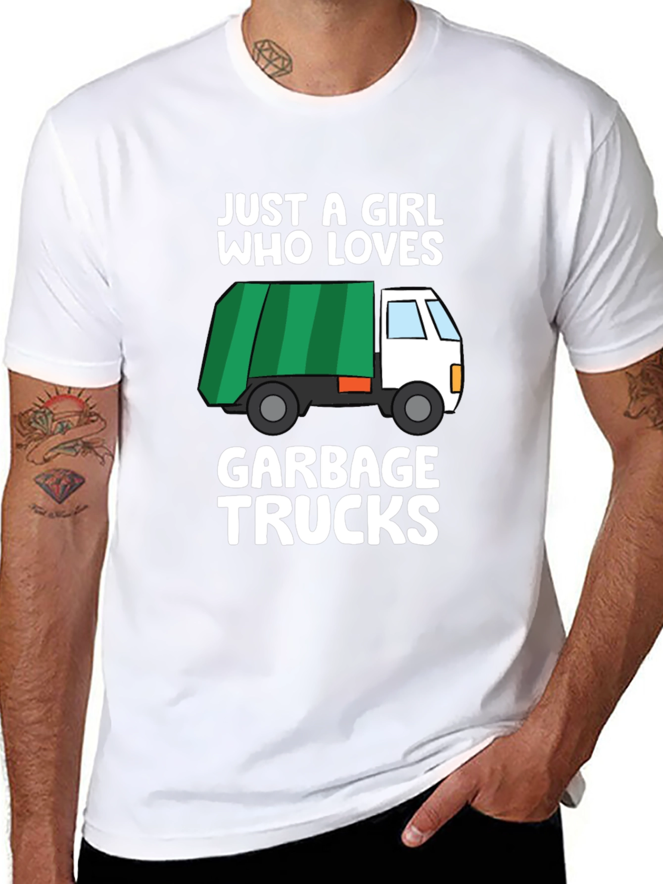 Garbage Truck Lover T-Shirt - Just a Girl