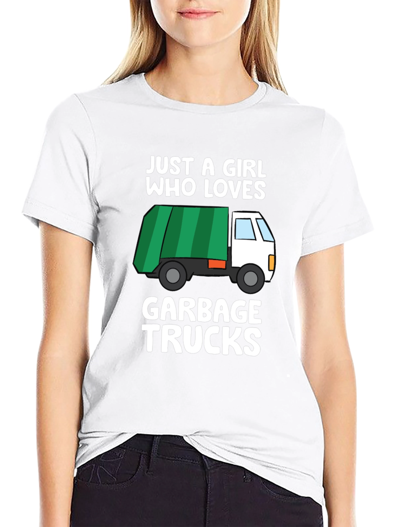Garbage Truck Lover T-Shirt - Just a Girl