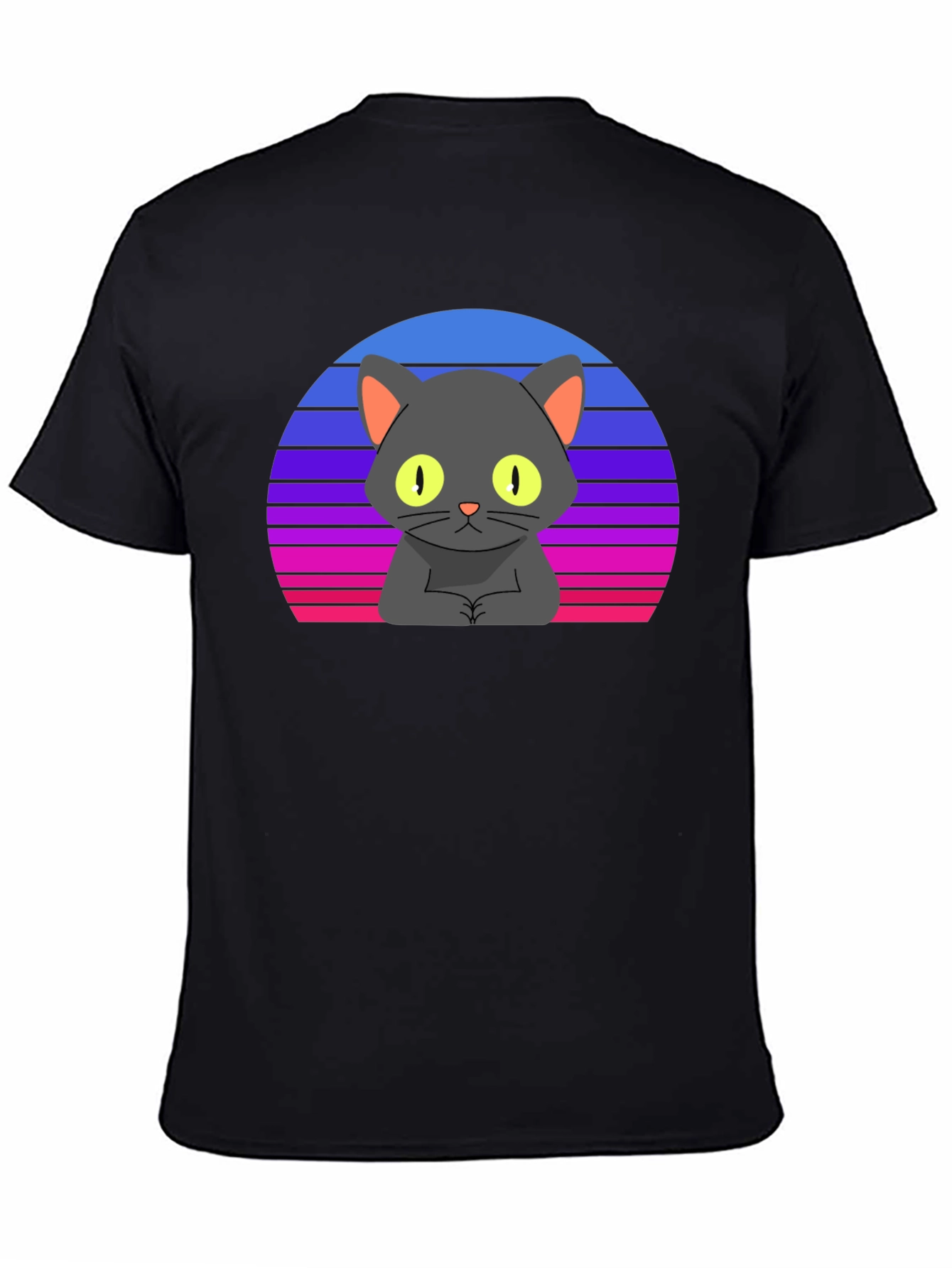 Retro Cat T-Shirt - Graphic Tee