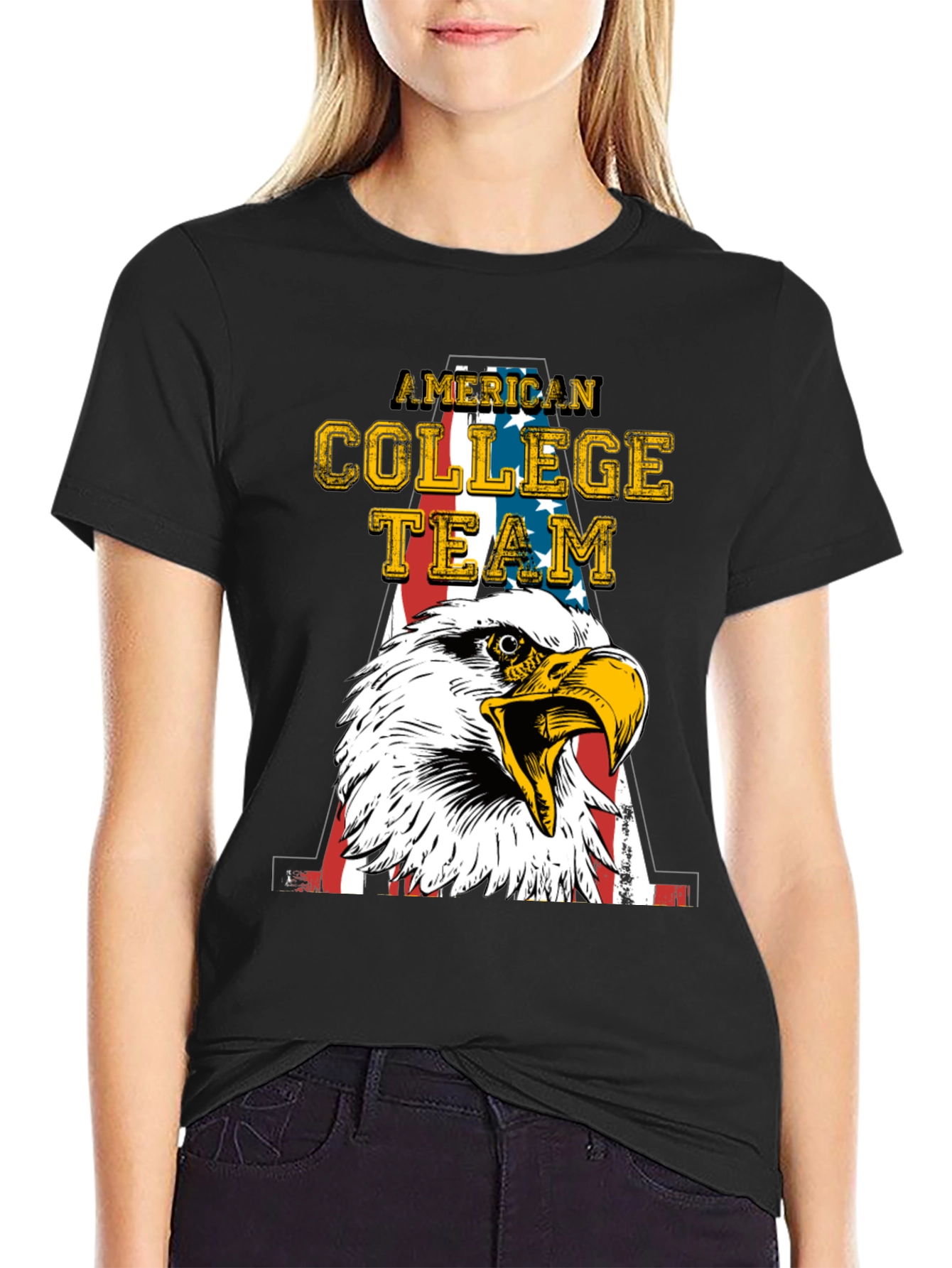 American College Team Eagle Graphic T-Shirt