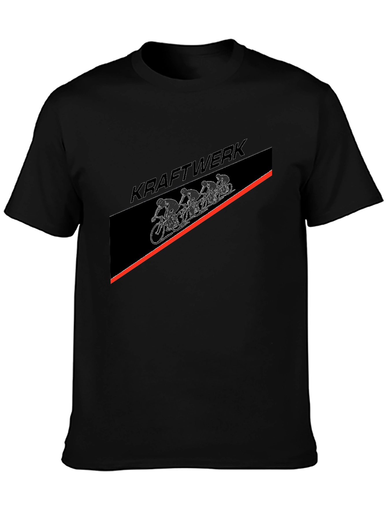 Kraftwerk Cycling Team T-Shirt - Black Graphic Tee