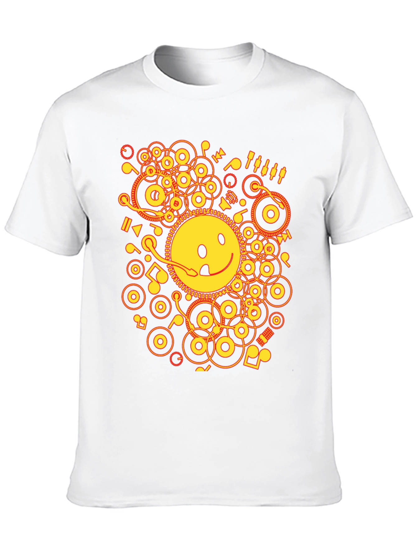 Smiley DJ Graphic T-Shirt