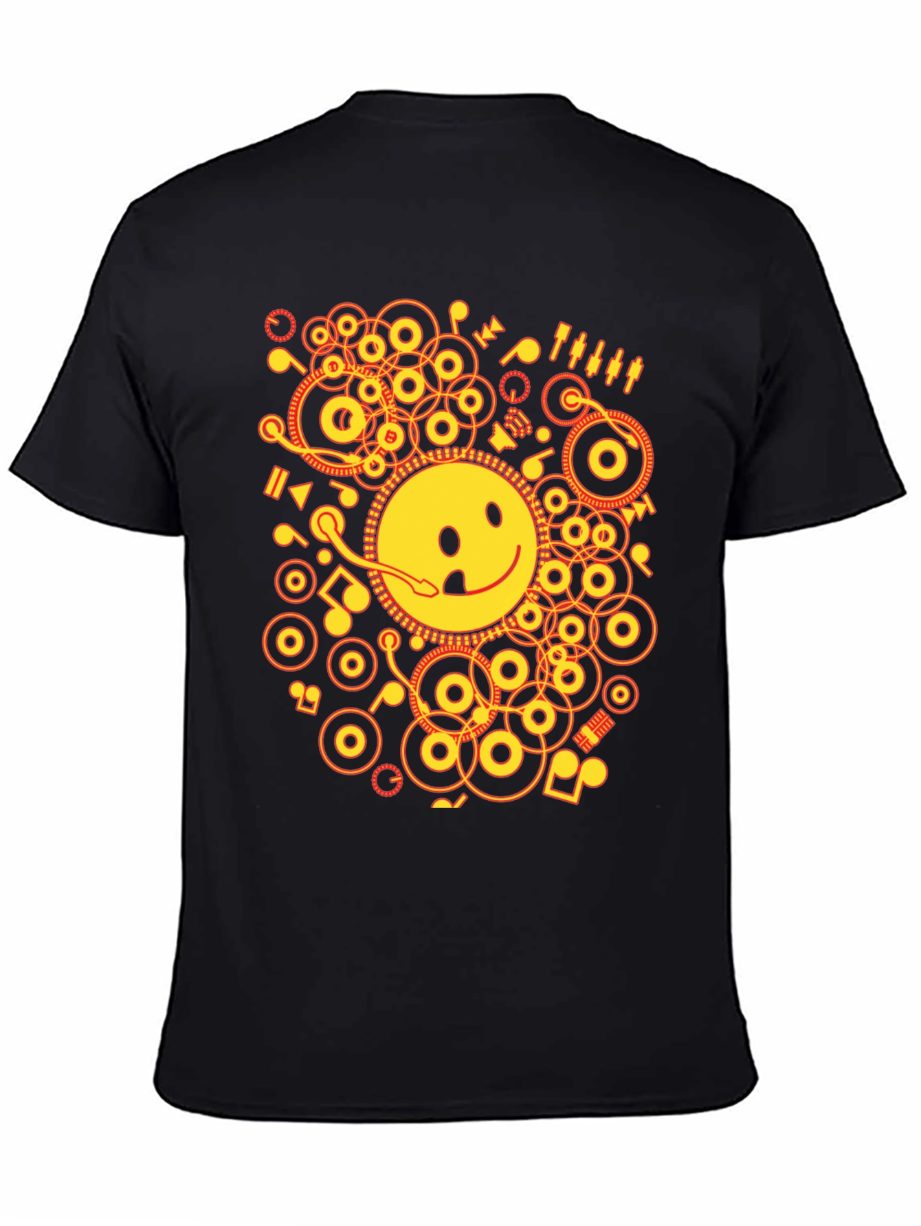 Smiley DJ Graphic T-Shirt
