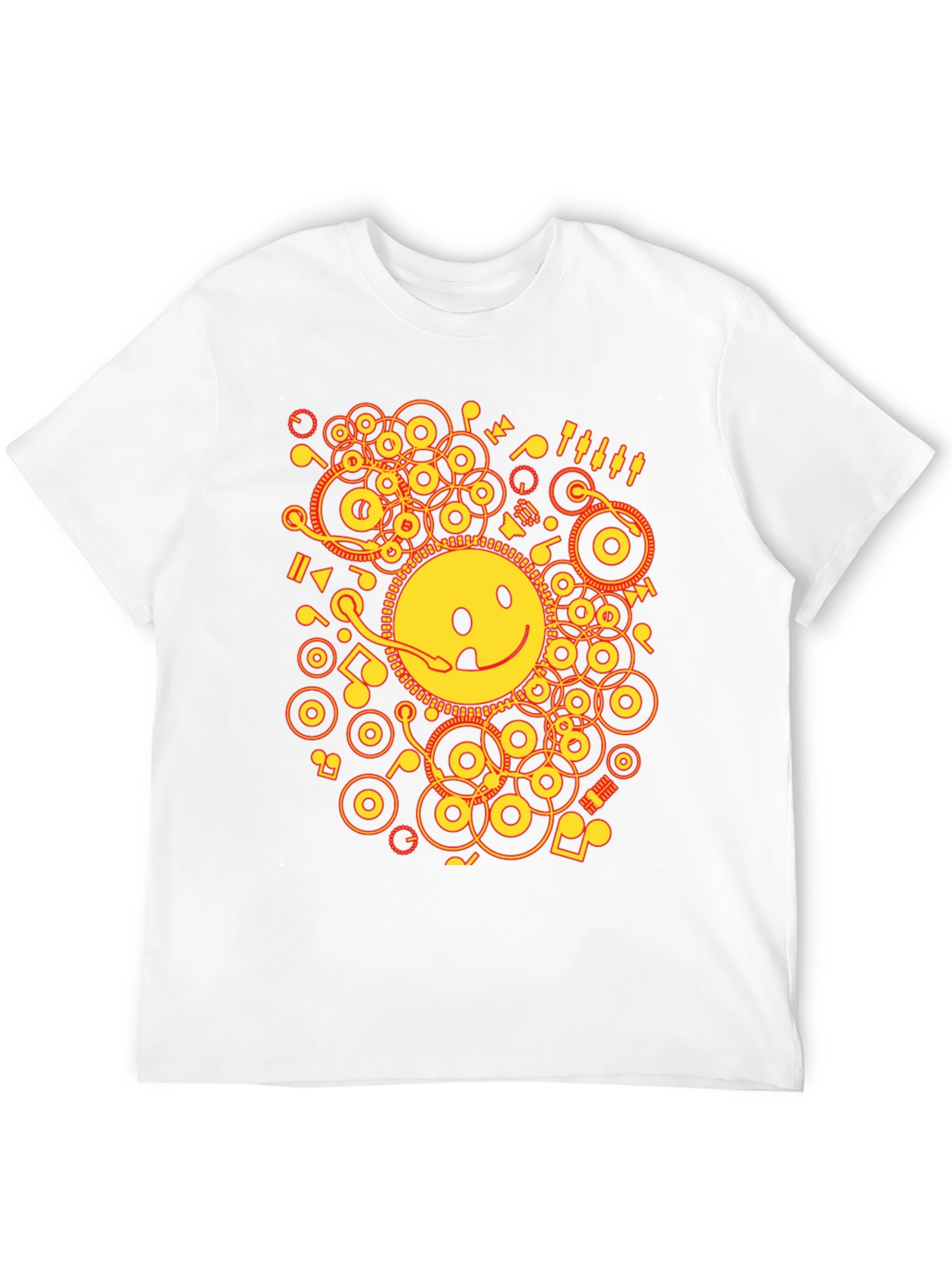 Smiley DJ Graphic T-Shirt