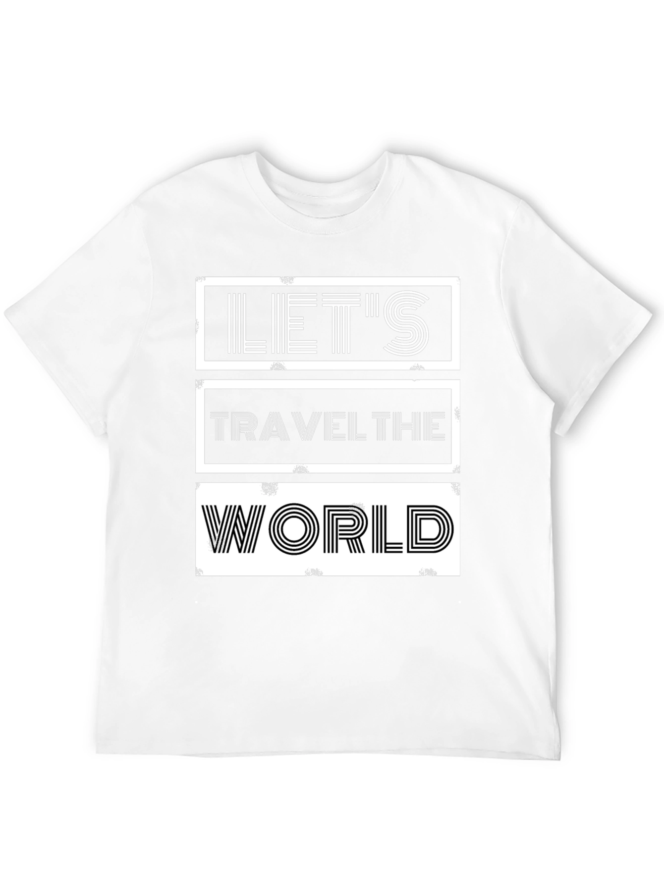 Lets Travel The World Graphic T-Shirt