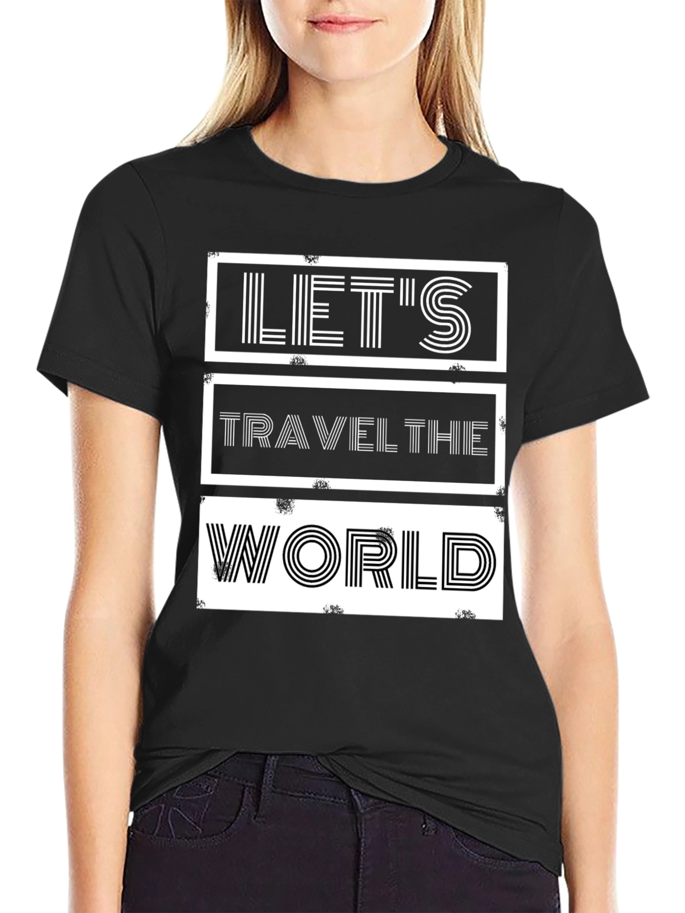 Lets Travel The World Graphic T-Shirt