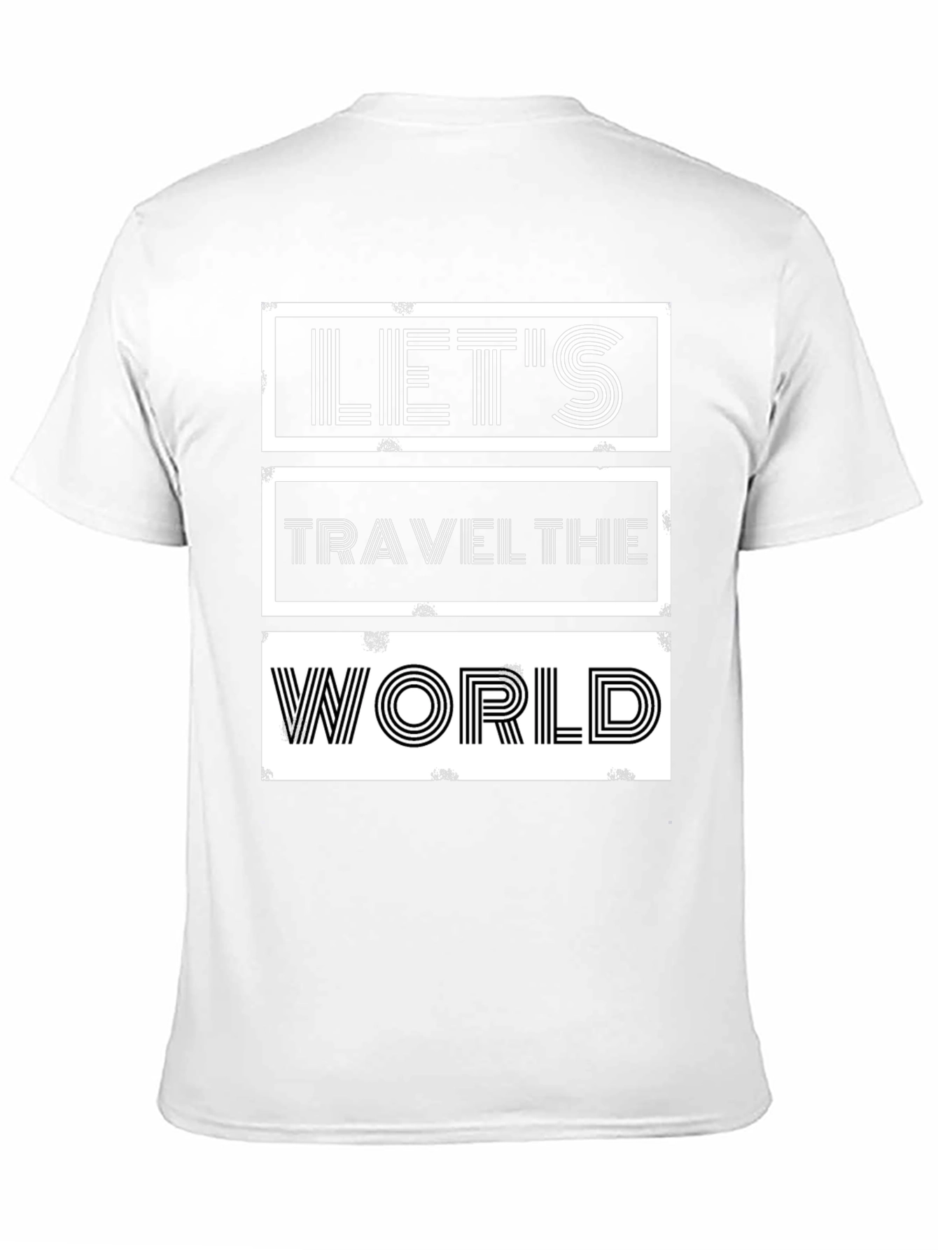 Lets Travel The World Graphic T-Shirt