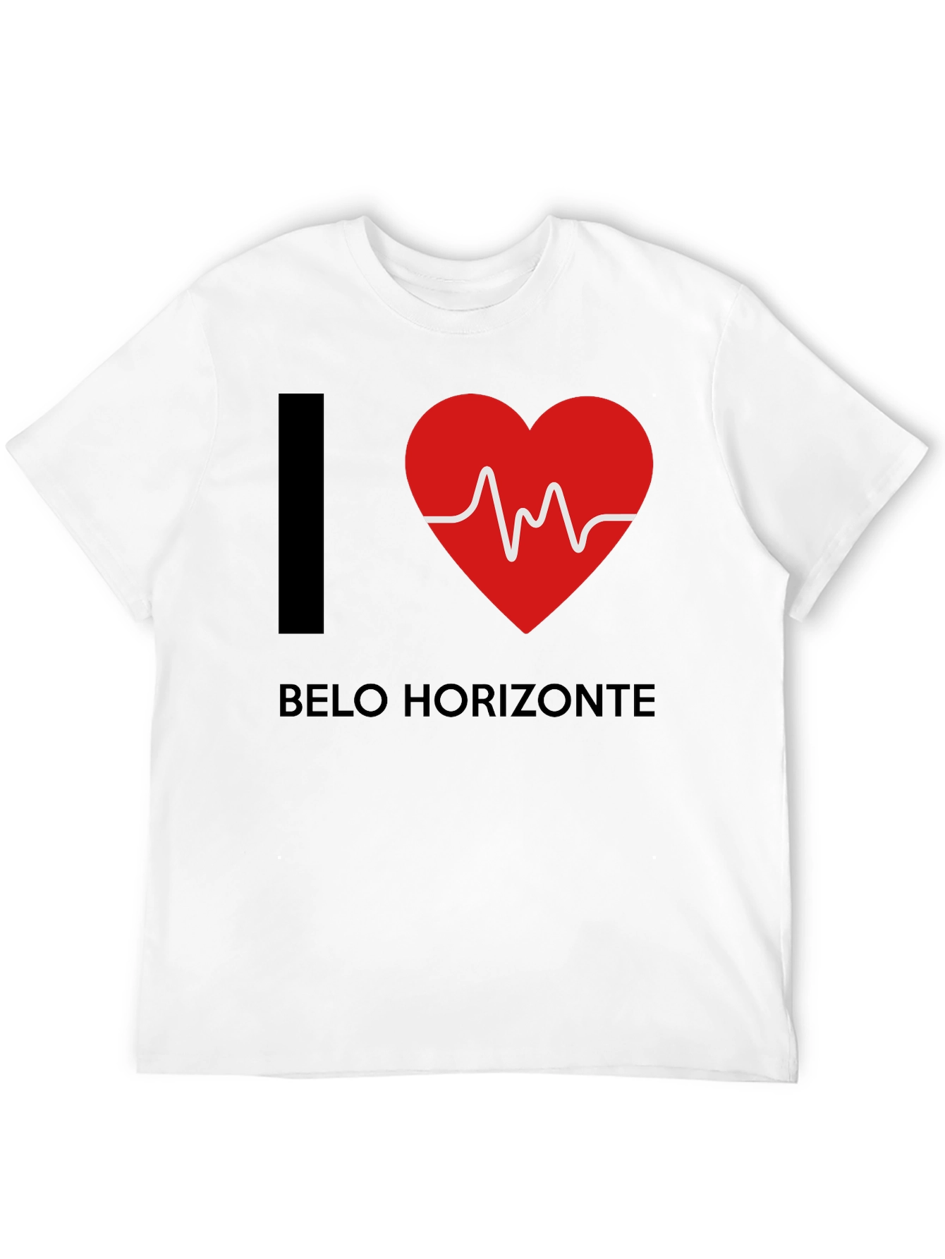 I Love Belo Horizonte Heartbeat T-Shirt