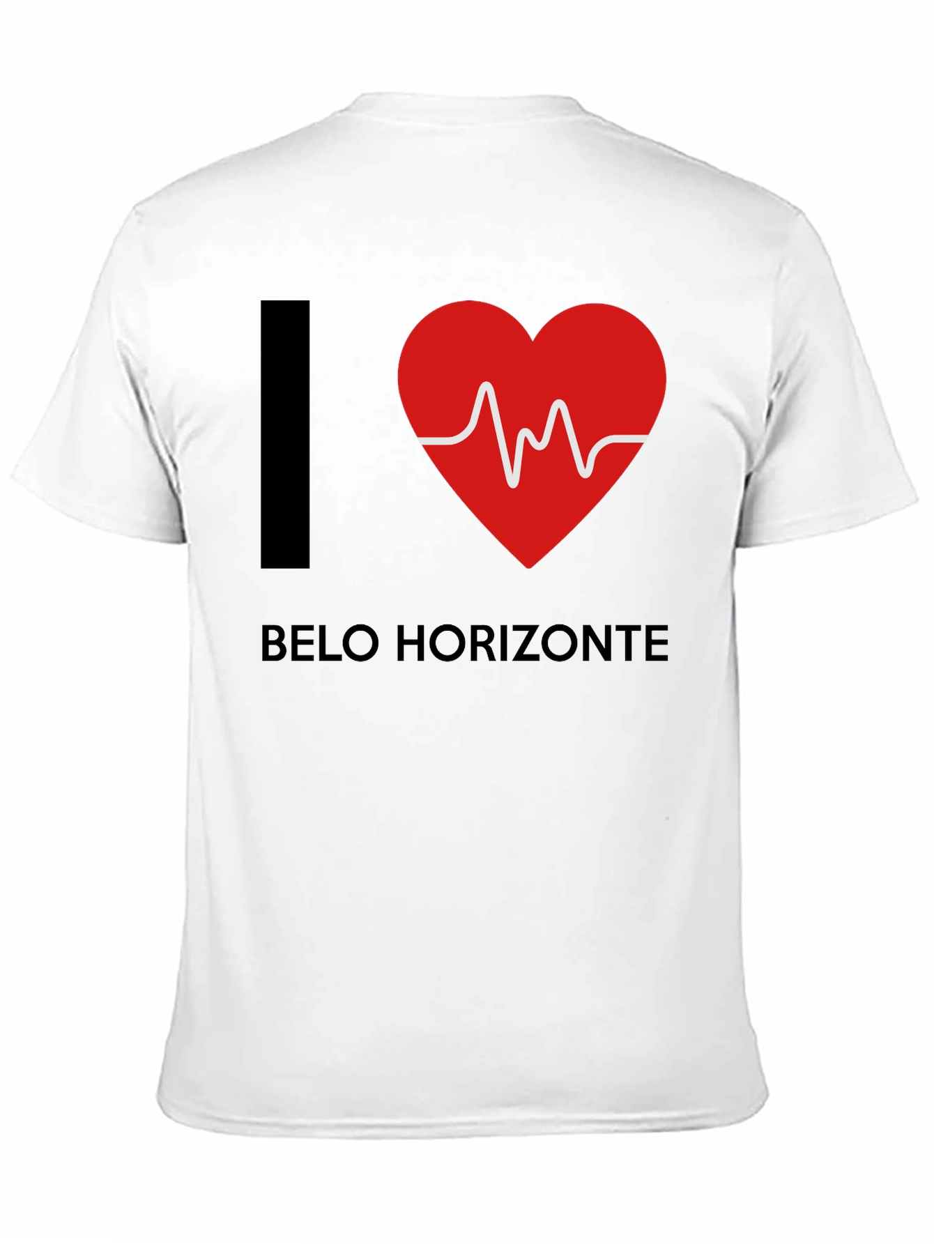 I Love Belo Horizonte Heartbeat T-Shirt