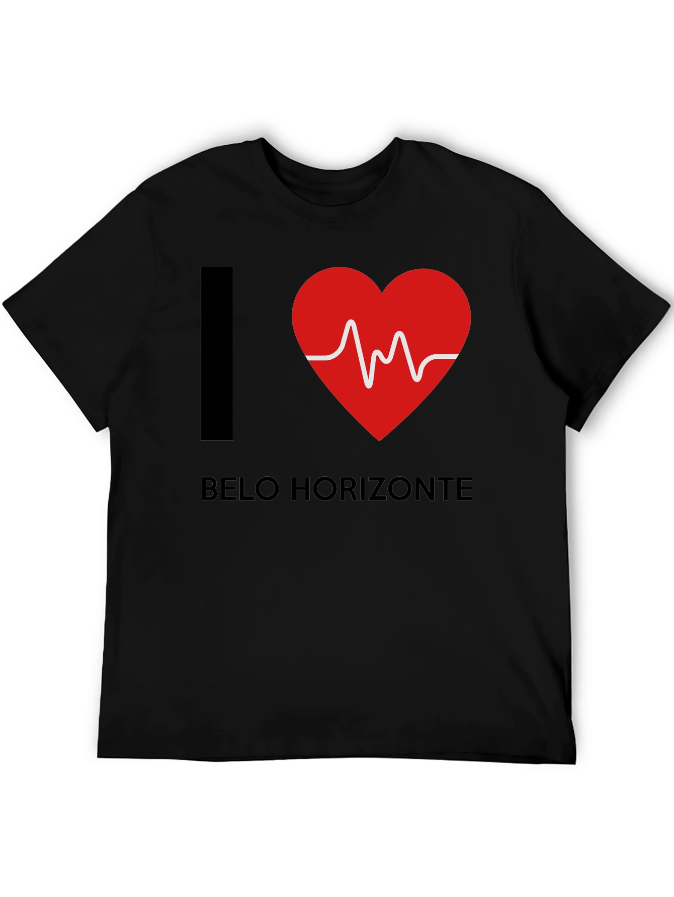 I Love Belo Horizonte Heartbeat T-Shirt