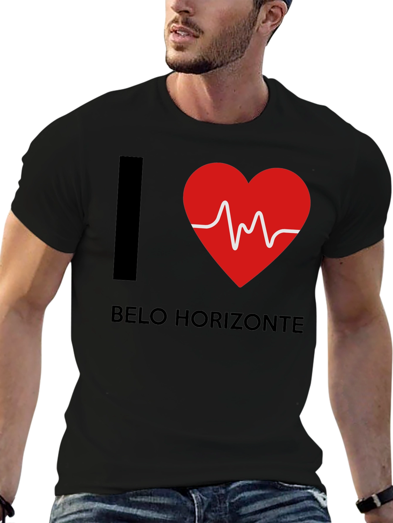 I Love Belo Horizonte Heartbeat T-Shirt