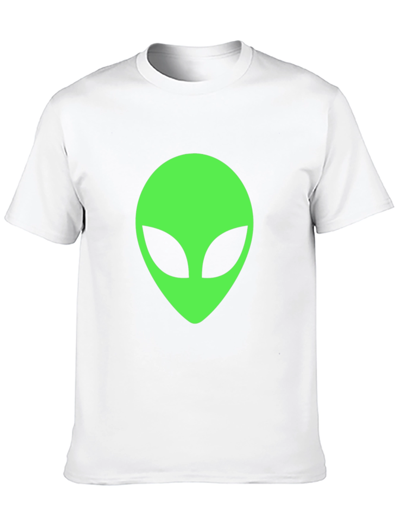 Alien Head Graphic T-Shirt - Classic Black