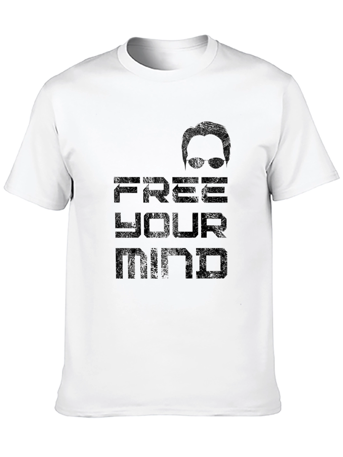 Free Your Mind Graphic T-Shirt - Black