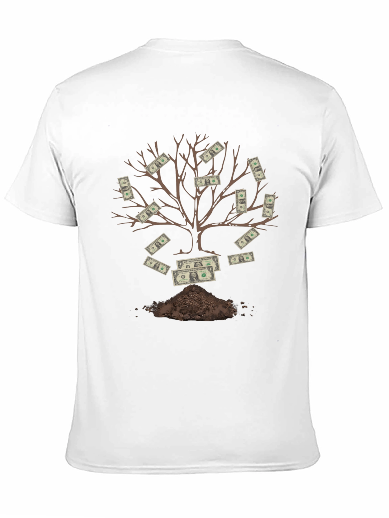 Money Tree Black T-Shirt Grow Your Wealth