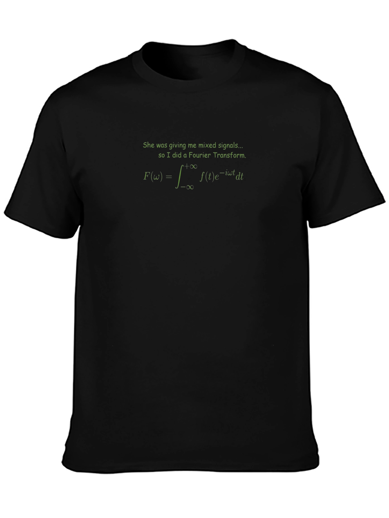 Fourier Transform T-Shirt - Mixed Signals