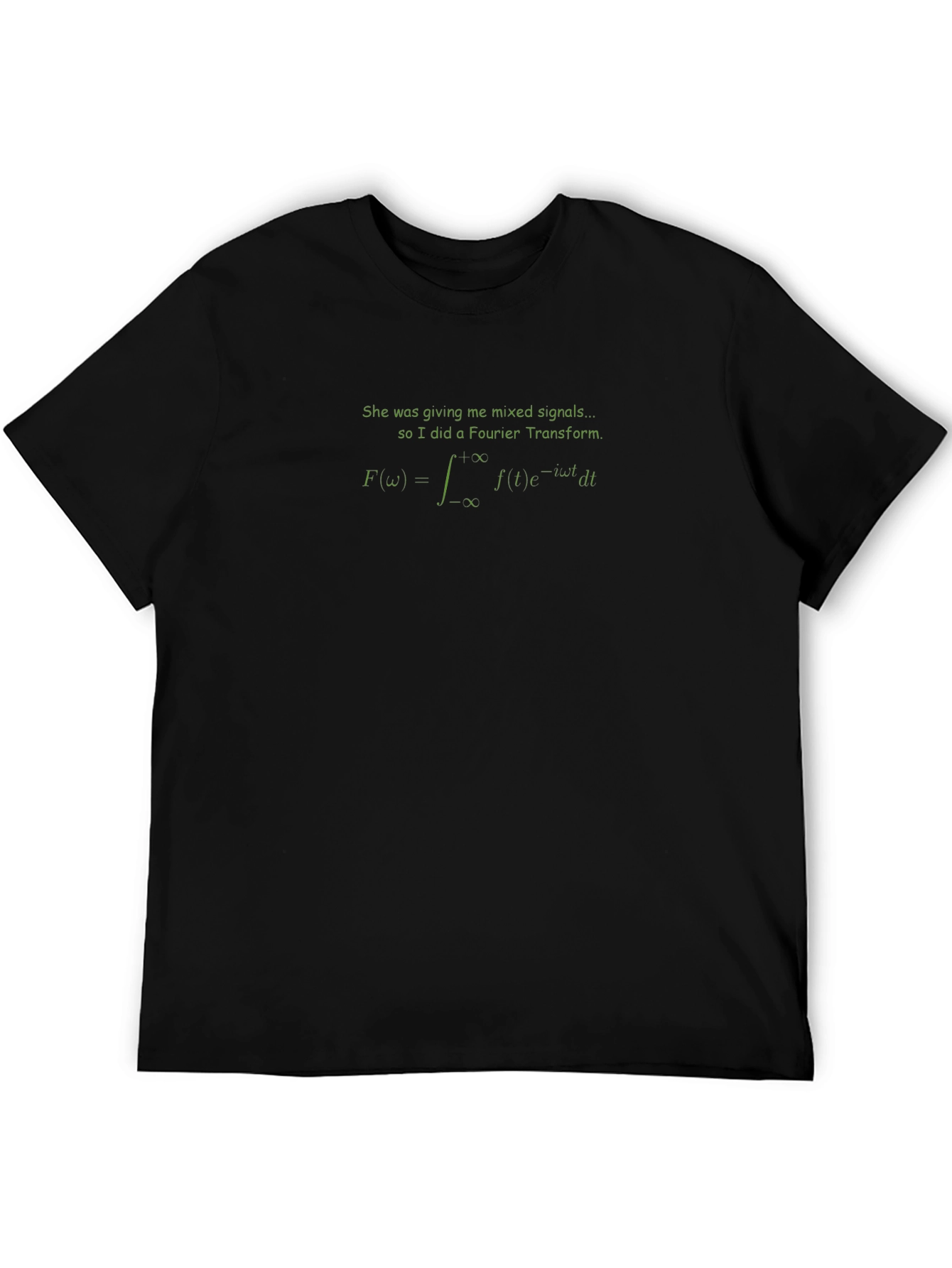 Fourier Transform T-Shirt - Mixed Signals