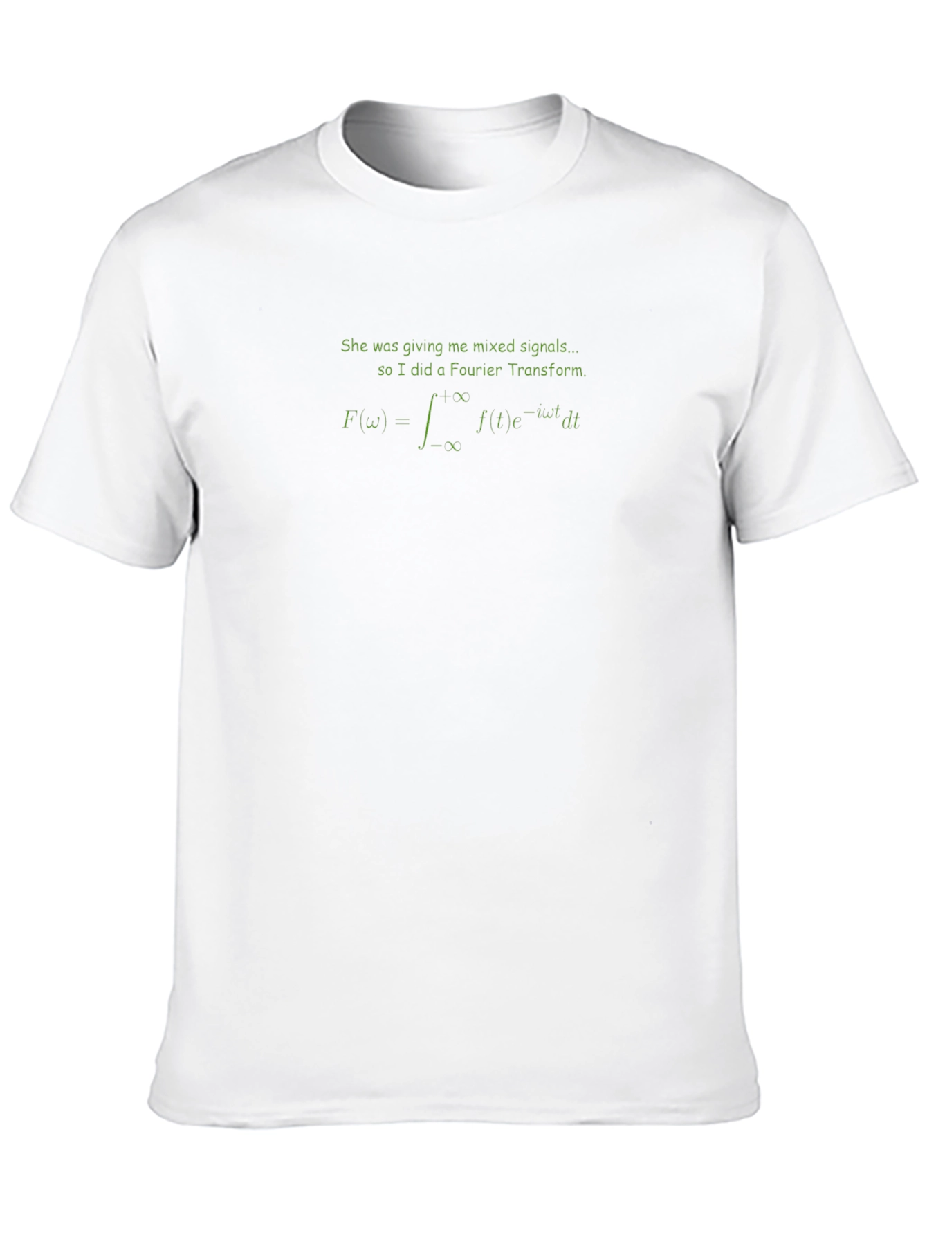 Fourier Transform T-Shirt - Mixed Signals
