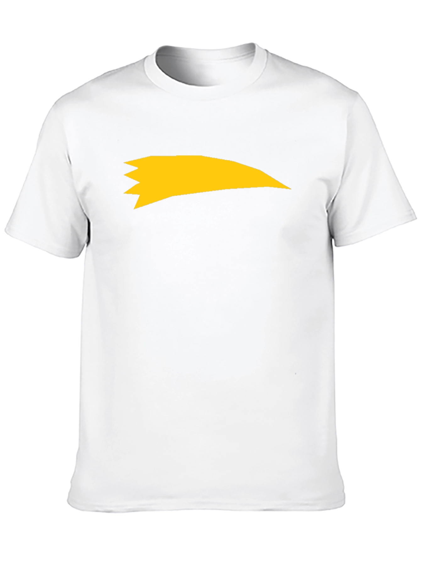 Black Tee with Yellow Comet Graphic