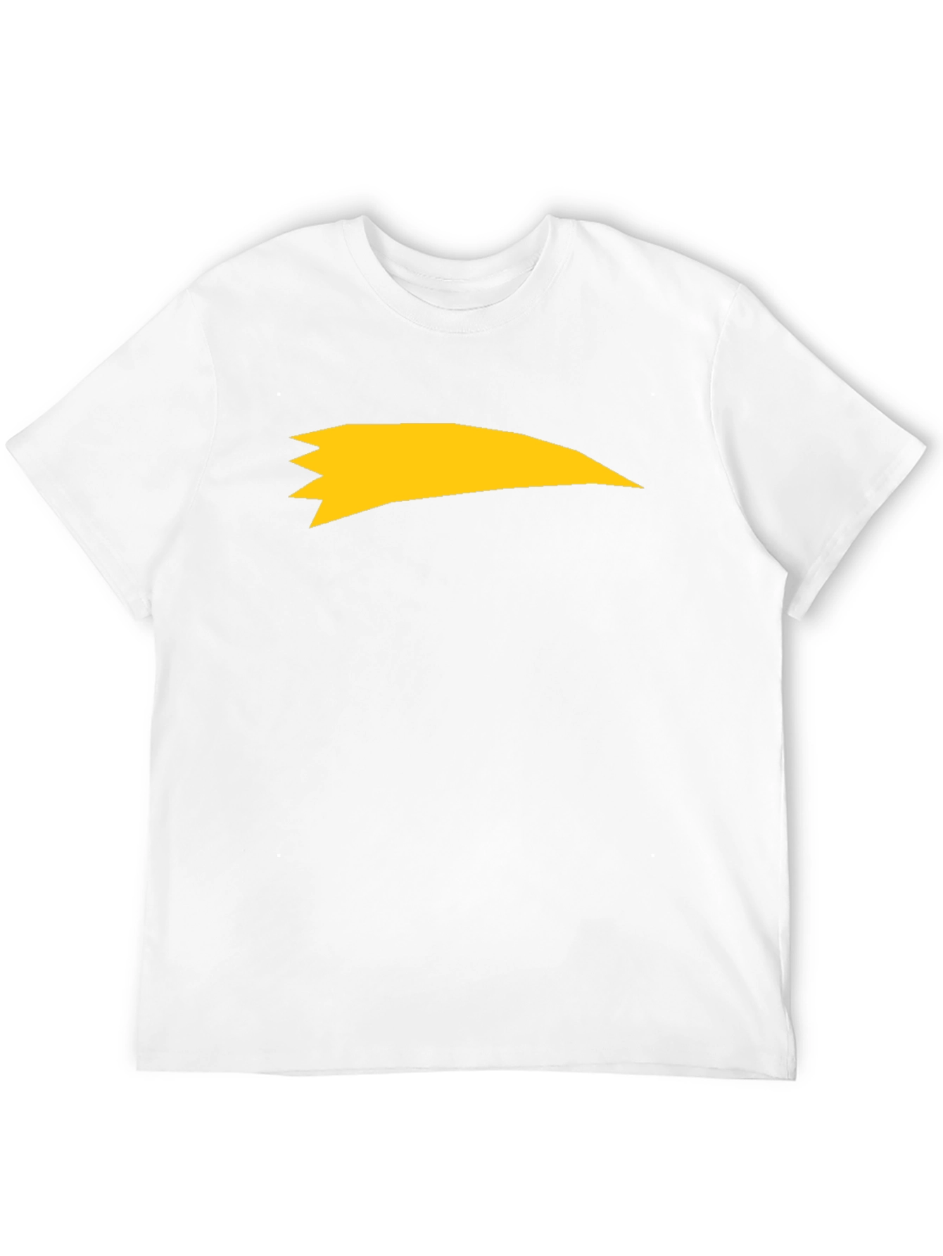 Black Tee with Yellow Comet Graphic