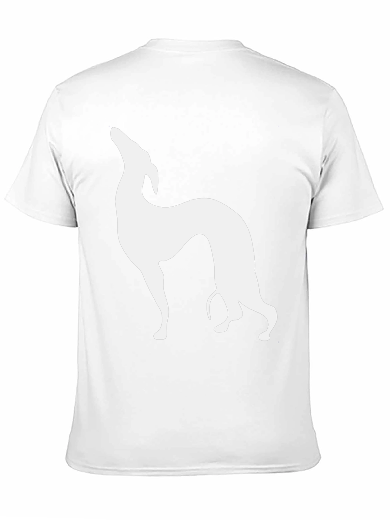 Greyhound Silhouette Black T-Shirt