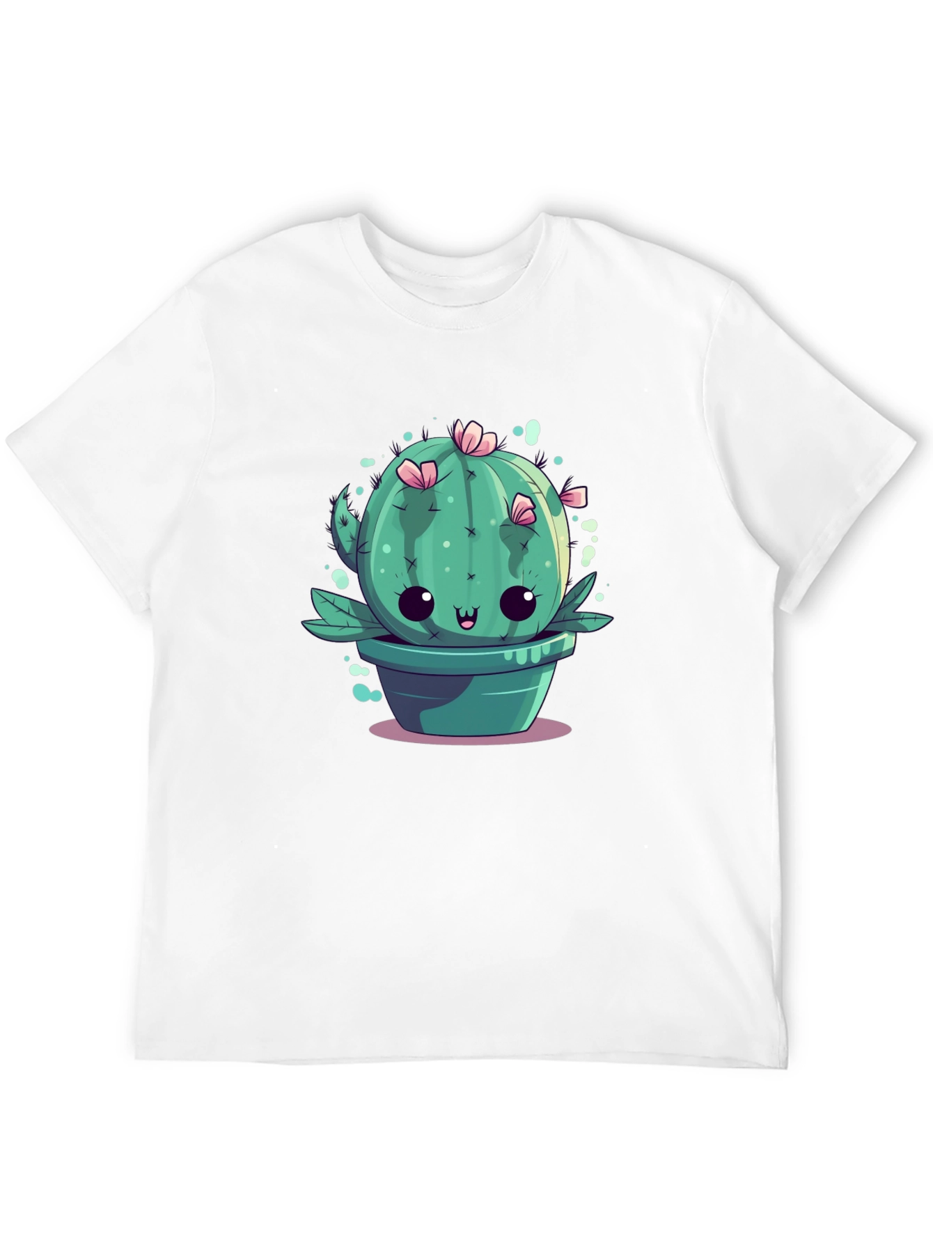 Kawaii Cactus Tee - Cute Plant Graphic T-Shirt