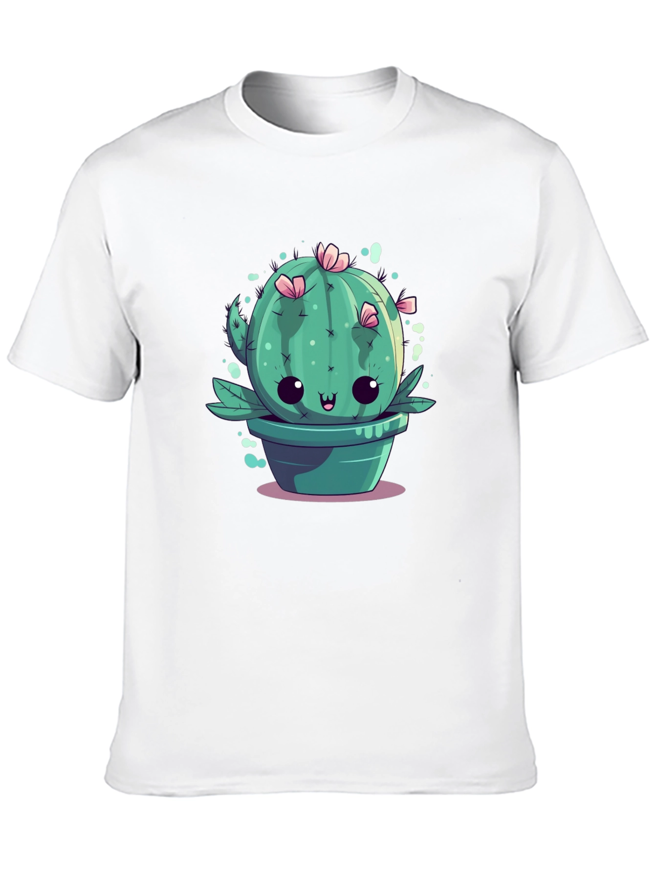 Kawaii Cactus Tee - Cute Plant Graphic T-Shirt