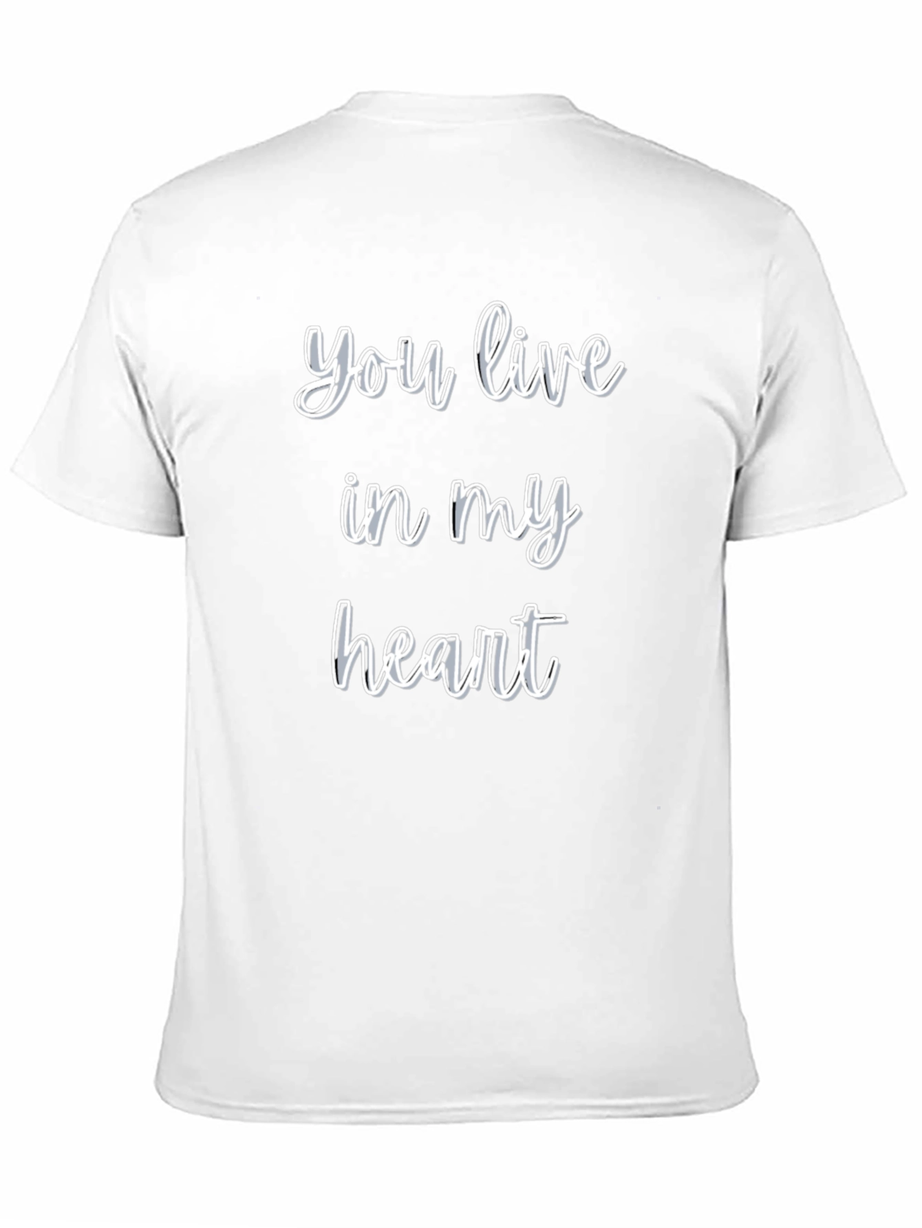 You Live In My Heart T-Shirt - Black