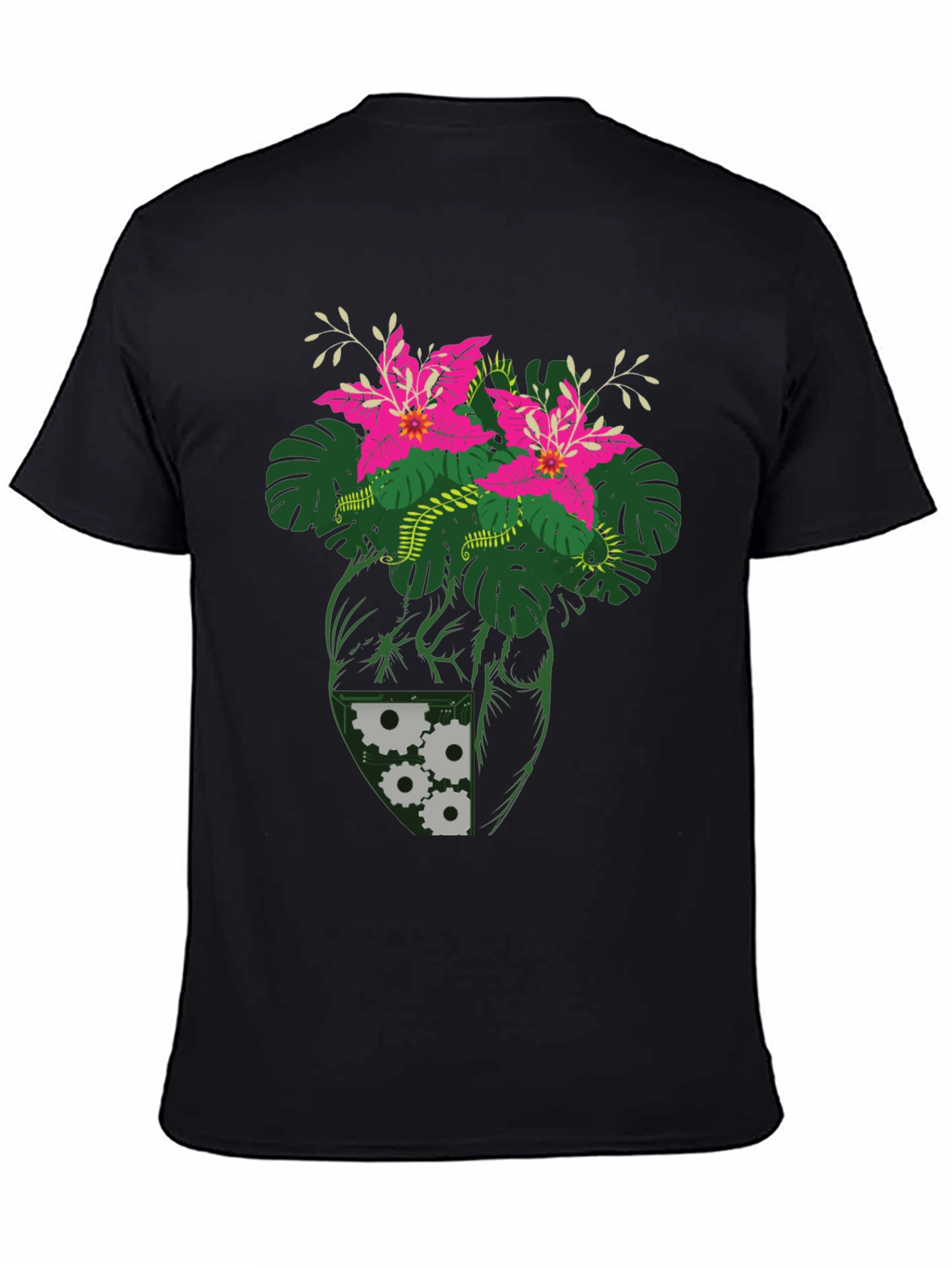 Botanical Heart Gear T-Shirt - Unique Graphic Tee
