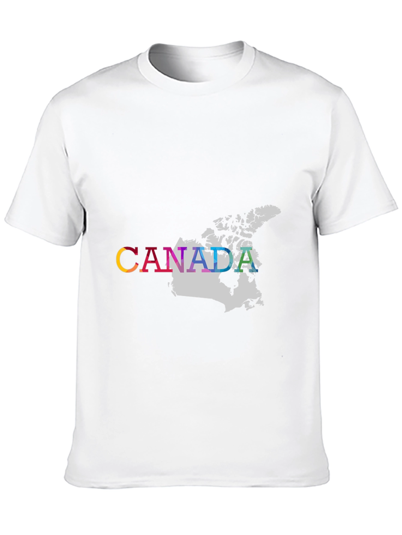 Canada Map Pride T-Shirt - Black Graphic Tee